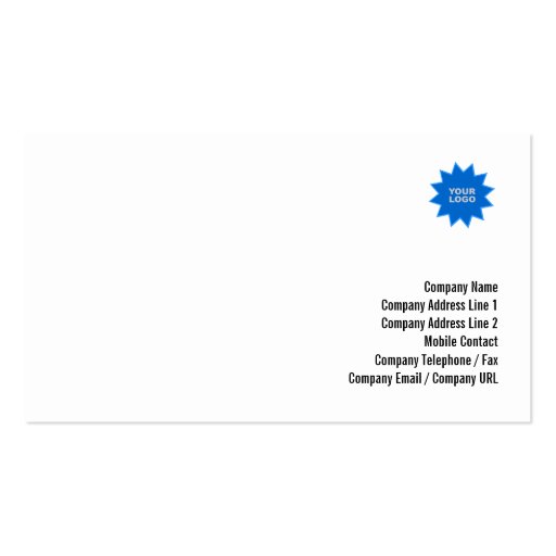 Welder Welding Sparks Blue Business Card (back side)