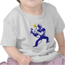 welder welding  worker cartoon t shirt
