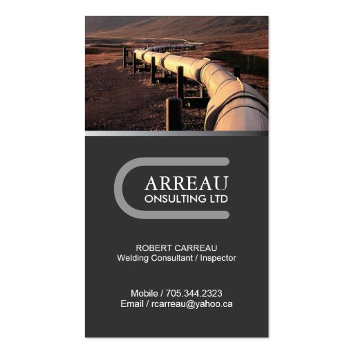 Welding Consultant Business Card