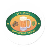 Welding Drinking Team Sticker