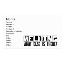 Welding What Else Is There? Business Card Templates