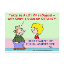 welfare sign up on line postcards by rexfmay welfare sign up on line postcards