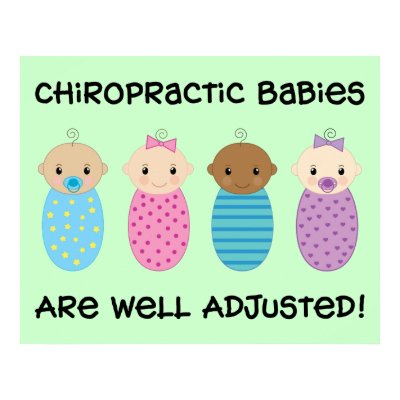 Well Adjusted Babies Poster by chiropracticbydesign