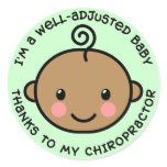 Well-Adjusted Baby Chiropractic Stickers