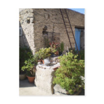 Well and Plants in Southern Italy postcards by audbene Well and Plants in Southern Italy postcards