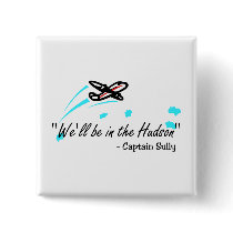 We'll Be In The Hudson (Blk) buttons