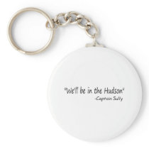 We'll Be In The Hudson (Blk) Keychains