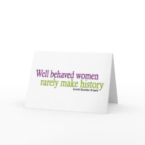 Well Behaved Women  cards