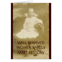 WELL BEHAVED WOMEN - card