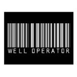 Well Operator Bar Code Postcard