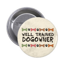 Well Trained Dogowner Buttons