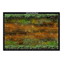 Well Travelled Road - Battle Map Poster posters