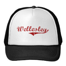 Wellesley Massachusetts Classic Design Hats