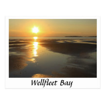 Wellfleet Bay sunset Cape Cod Post Cards