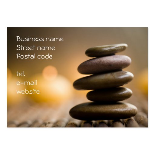 Wellness business card (front side)