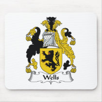 Wells Family Crest mousepads