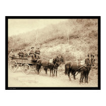 Wells Fargo Deadwood Treasure Wagon SD 1890 posters