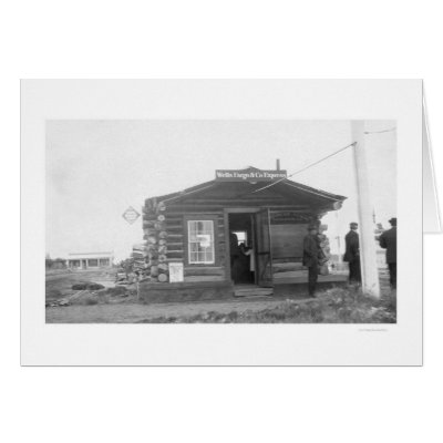 Wells Fargo Tanana Alaska 1909 Cards by lc_alaska