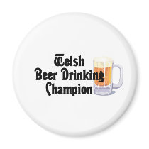 Welsh Beer Drinking Champion magnets
