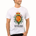 Welsh Coat of Arms t-shirts
