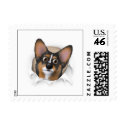 Welsh Corgi 2 Busting Out - Customized stamp