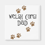 Welsh Corgi Dad Refrigerator Magnet