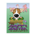 Welsh Corgi Happy Easter Postcard by NothinButtDogs Welsh Corgi Happy Easter Postcard