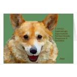 Welsh Corgi "Jazz" Fences For Fido Cards