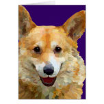 Welsh Corgi "Jazz" Greeting Card