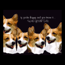 WELSH CORGI POSTER posters