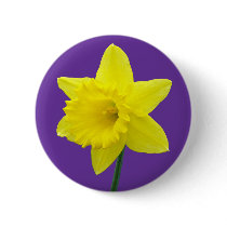 Welsh Daffodil - II Pinback Buttons