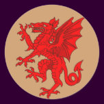 Welsh dragon brown - Customized