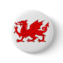 Welsh Dragon buttons
