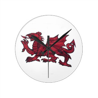 Welsh Dragon clocks.