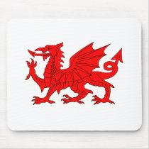 Welsh Dragon mousepads