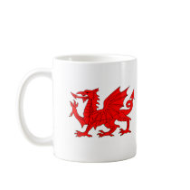 Welsh Dragon mugs