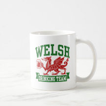 Welsh Drinking Team Mugs