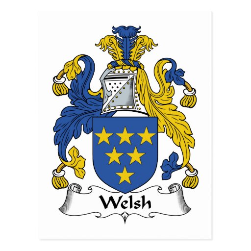 welsh-family-crest-postcard-zazzle