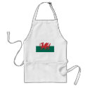 Welsh Flag aprons