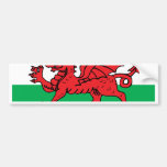 Welsh Flag Bumper Sticker