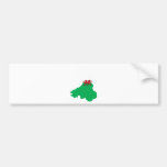 Welsh Flag Map full size Bumper Stickers
