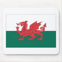 Welsh Flag mousepads by worldflagtshirts Welsh Flag mousepads