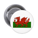Welsh Flag Pinback Buttons