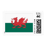 Welsh Flag Postage Stamp