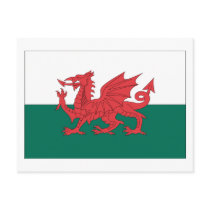 Welsh Flag postcards by worldflagtshirts Welsh Flag postcards