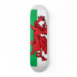 Welsh Flag Custom Skateboard