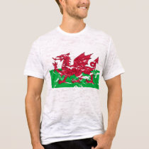Welsh Flag T-shirt by viola8freak Welsh Flag T-shirt