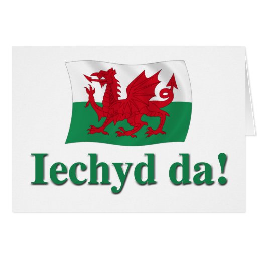Welsh Greeting (Cheers!) Cards Zazzle