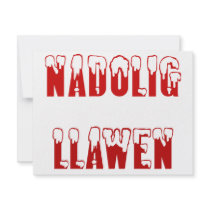 Welsh: Nadolig Llawen invitations