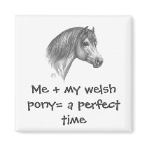 Welsh Pony & Cob Society of America magnets